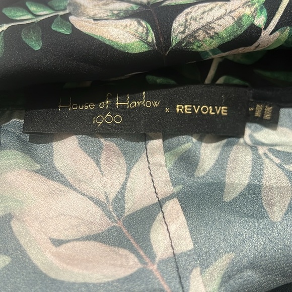 House of Harlow 1960 X Revolve Falling Leaves Stelle Blouse Top Size Small - Picture 6 of 7